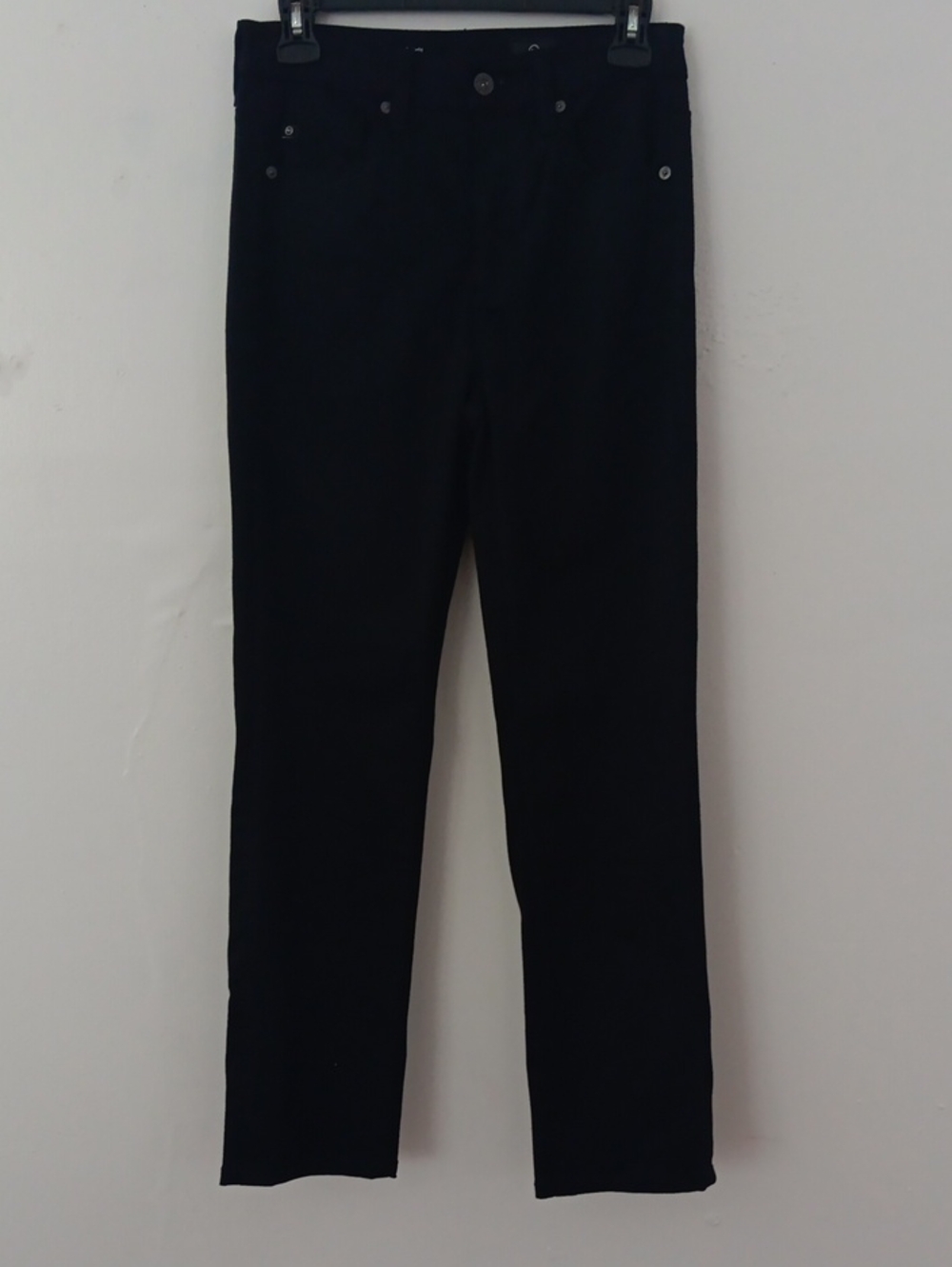 AG Adriano Goldschmied Saige Coated High Rise Straight Jeans #3950